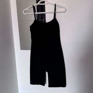 Black Low Back Romper